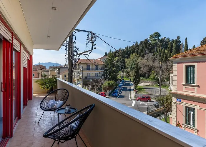 A Luxury Retreat In Corfu Town By Konnect, Two-bedroom 公寓 *